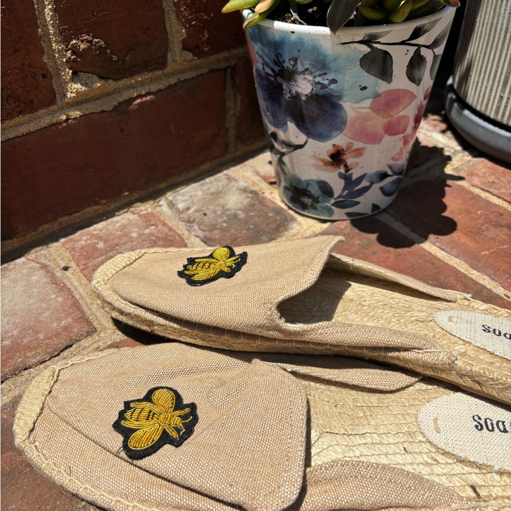 Soludos Bees Beaded Espadrille Mules